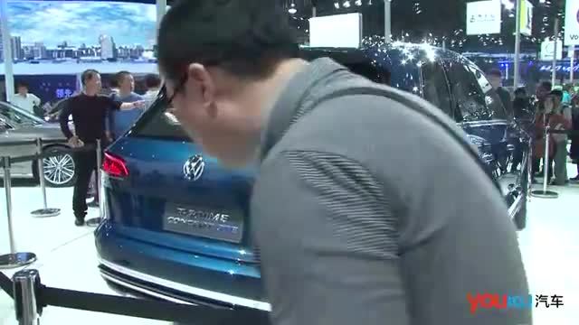 大众全新SUV车型T-PrimeGTE,方向盘太帅了!