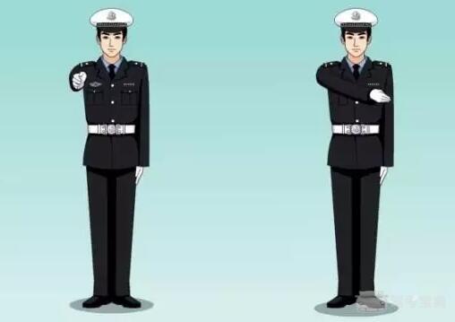2017最新交警手势高清大图,轻轻松松全掌握!- 驾考宝典