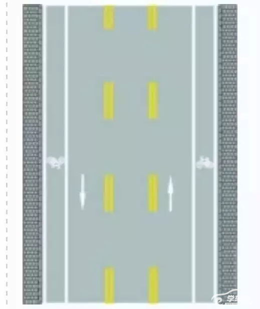 答案:对,双黄线中一条是实线,一条是虚线,虚线在哪一侧,那侧的车辆就