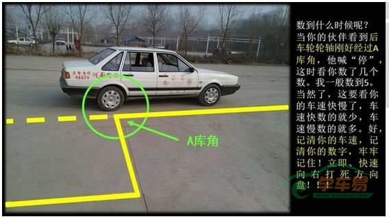 侧方停车的图文详解 跟着走一步就到手