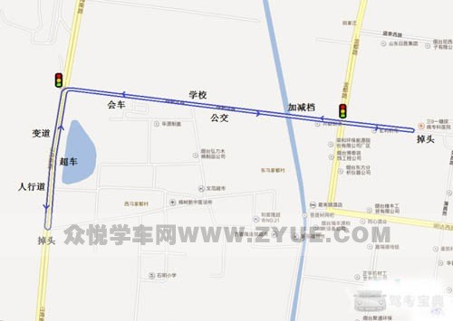 烟台科目三5条线路解析及配图