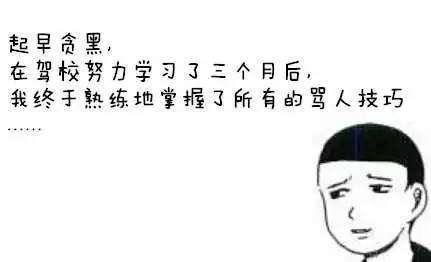 【自媒体】驾校教练爆笑语录,花式骂人大全!_