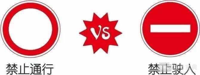 一分钟熟记科目一中最易混淆的交通标志!