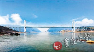 今年重庆将新建三座大桥 寸滩长江大桥通车在即