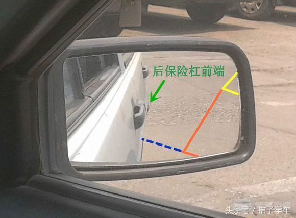 倒车入库感悟,后视镜调好了,就不用纠结30公分