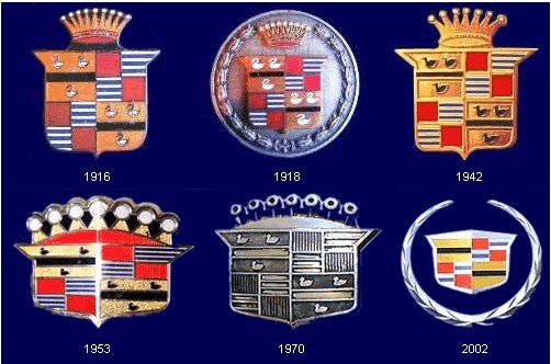 凯迪拉克车标演变 凯迪拉克车标的来源