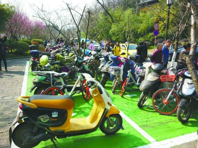 南京市将设置300个非机动车停车示范点