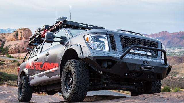 如何去更多的地方露营?日产皮卡用一个帐篷就