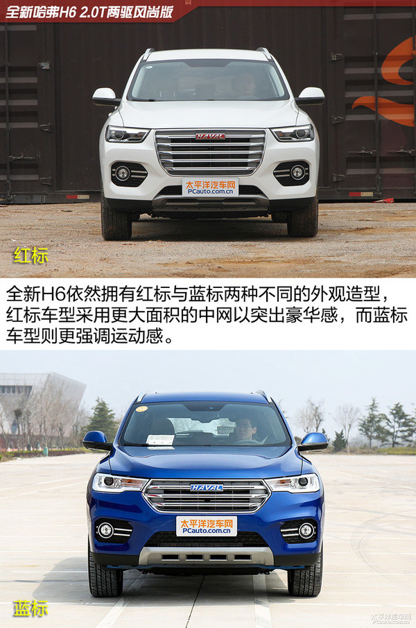 造型更加饱满 实拍全新哈弗h6红标版2.0t