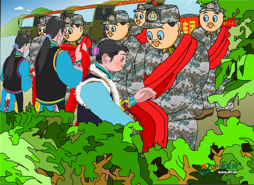 漫画告诉你在川藏线上当汽车兵是怎样一种体验
