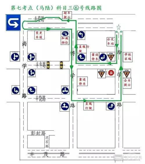 科目三电子考路线和考试要点!(建议学员收藏