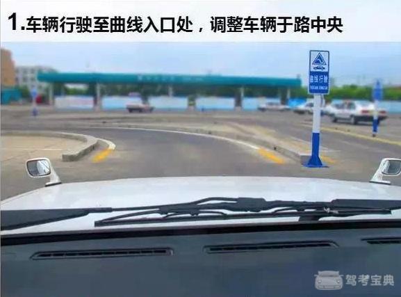 科目二“S路”曲线行驶,没有方向感的新手绝不压线的简单方法!- 驾考宝典