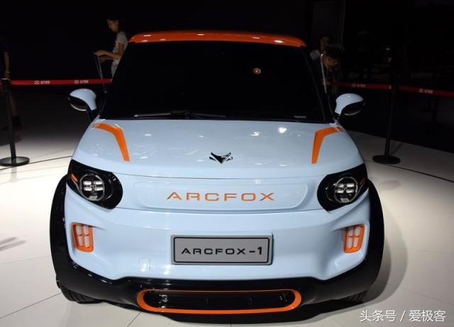 中国首款双门后驱电动汽车?北汽arcfox首款量产电动车官图