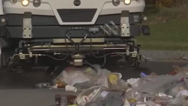 德国工业世界第一,看马路清扫车服了,10多斤大