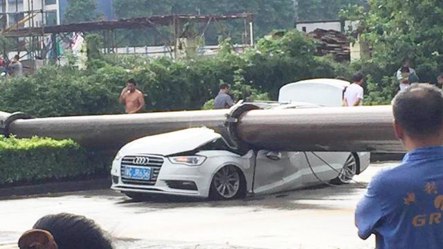 祸从天降,奥迪车主在鬼门关走了一来回! - 新闻详情 - 买车网