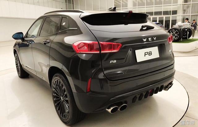 续航660km!340马力WEY P8,4月25日北京车展