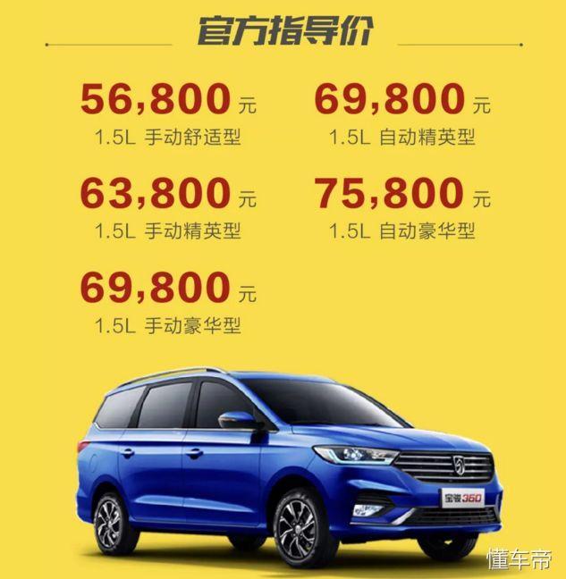 宝骏360在入门级mpv和小型suv的夹缝中生存