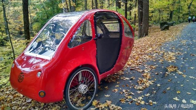 倒三轮低速电动汽车,还是太阳能的,已售出100