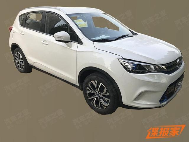 标致风神ax5-ev实车谍照曝光v风神或超300公里东风408后座如何图片