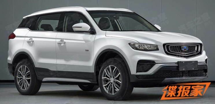 造型变得很魁梧!曝吉利新款博越申报图