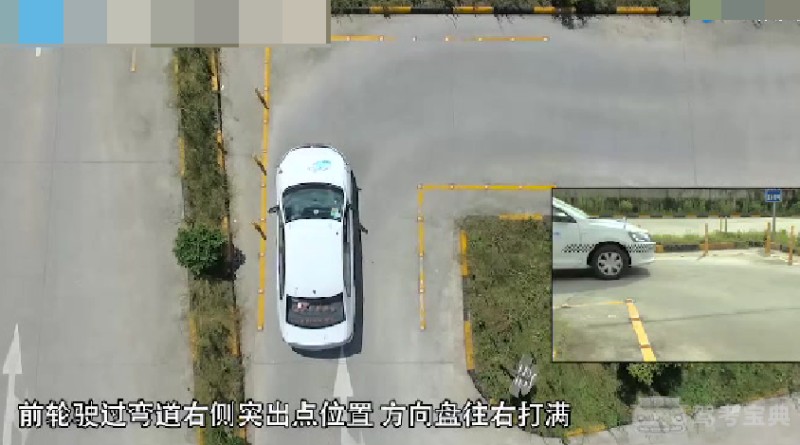 倒车入库找什么点最准?(倒库打方向时机选择)