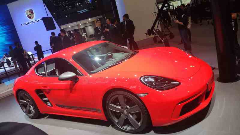 2019年广州车展:保时捷718 cayman t实车