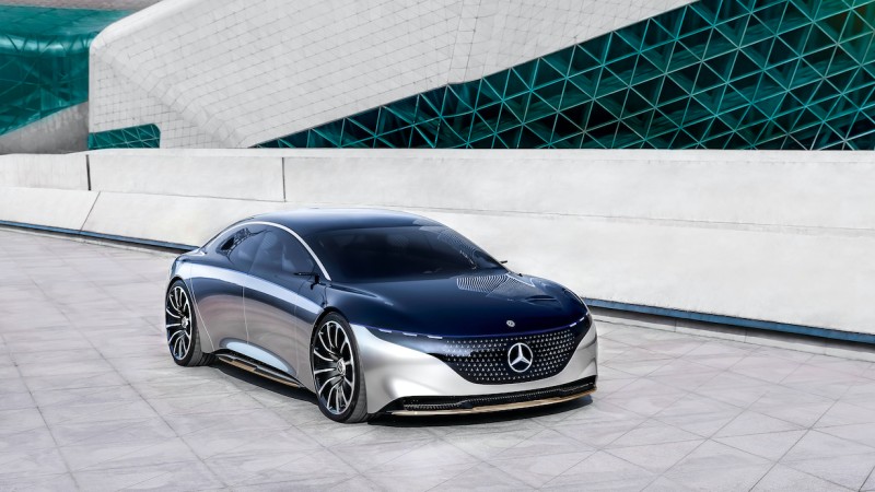 vision eqs概念车重新定义了奔驰的新豪华主义,也为豪华汽车品牌未来