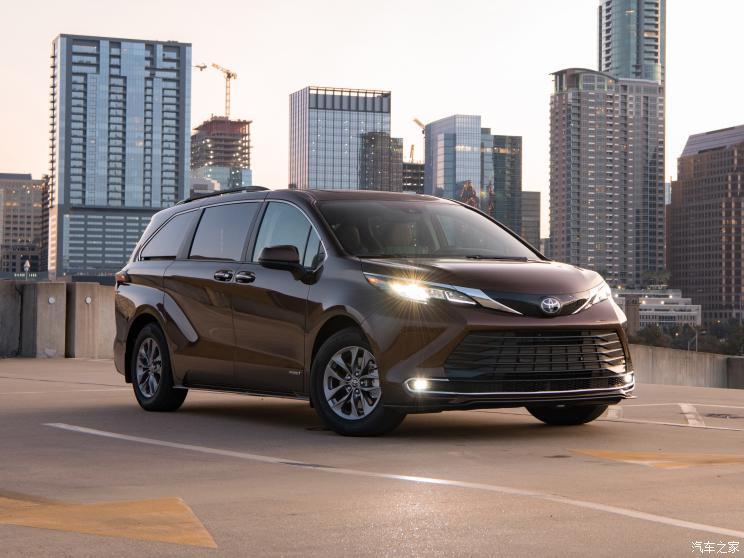 丰田(进口) sienna 2021款 2.5l混动 四驱xle 7座 美国版