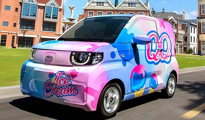 奇瑞qq冰淇淋实车曝光颜值可爱呆萌预计年内即可上市