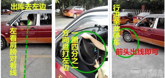 教练课堂，2017年最新科目二倒车入库新方法图解