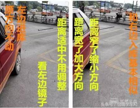 教练课堂，2017年最新科目二倒车入库新方法图解