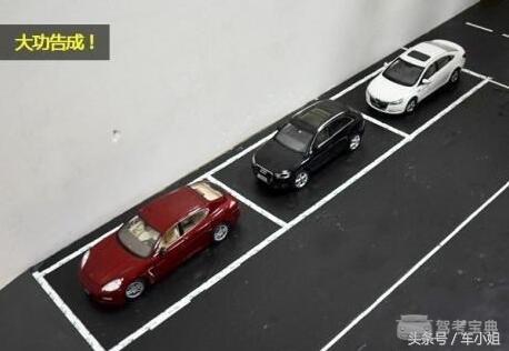 看懂这五张图，停进车位，完全不是问题
