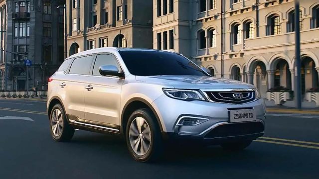 试驾吉利帝豪gs 吉利博越