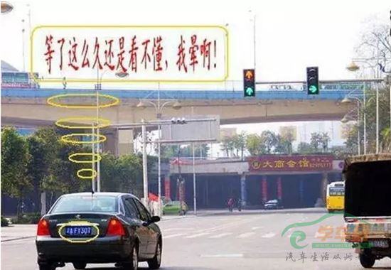 　冤案一： 绿灯时候不走