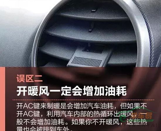 误区二　开暖风一定会增加油耗