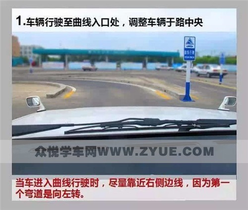 几张图教你看懂曲线行驶操作技巧