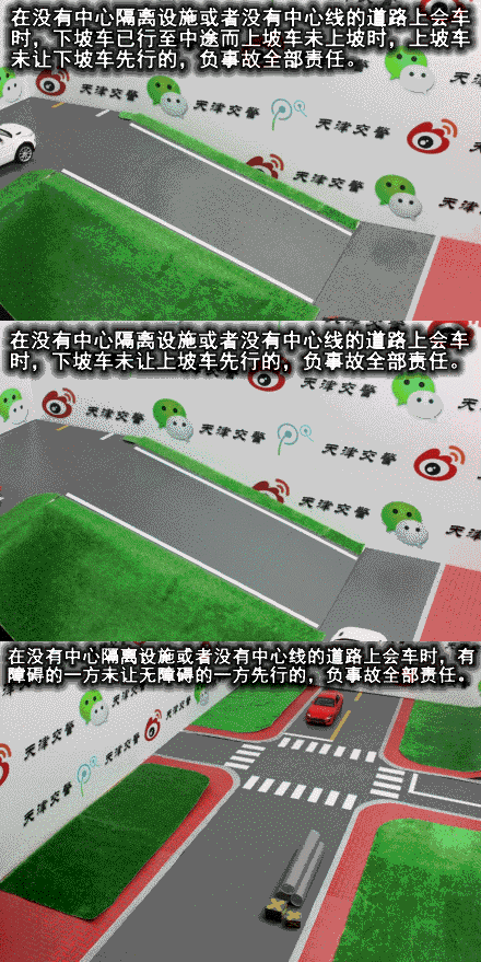 常见全责交通事故3D动态图演示