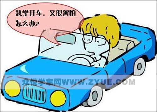 想学车考证，又很害怕该怎么办？