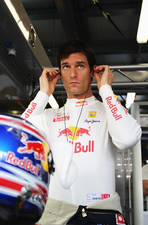 图文-f1澳洲站第1次练习赛 本土车手韦伯做准备