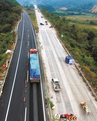 桂柳高速12月底将恢复全道畅通