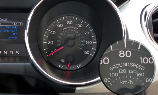 美规车的仪表使用的是英制单位,包括英里,华氏度,加仑等.