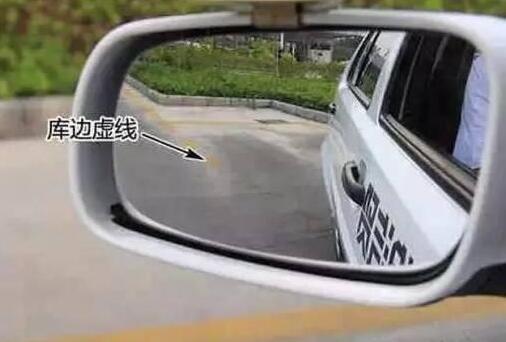 科目二侧方位停车技巧:三把方向就入库!