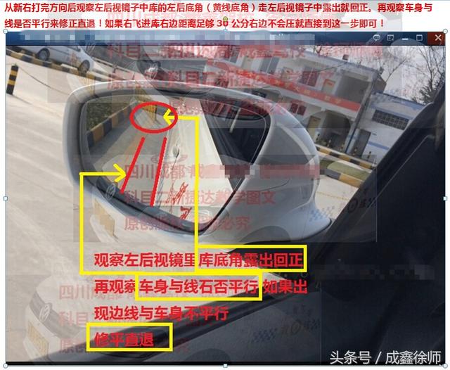 b)車身出線的,不合格;a)不按規定路線,順序行駛的,不合格;倒車入庫