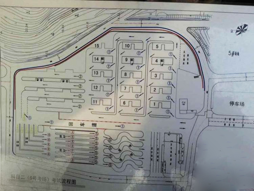 苏州驾考观山5号考场路线图出炉