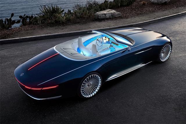 奔驰迈巴赫6,这惊人的车身长近6米!