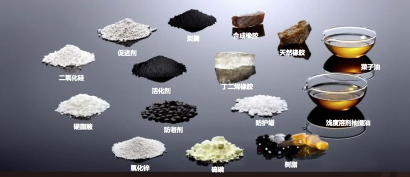 冬季轮胎的奥秘,在于胎面橡胶配方不同.