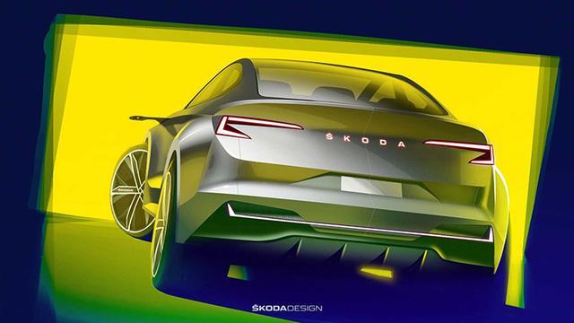 斯柯达发布电动轿跑VISION iV概念车内饰，量产车或2020年推出