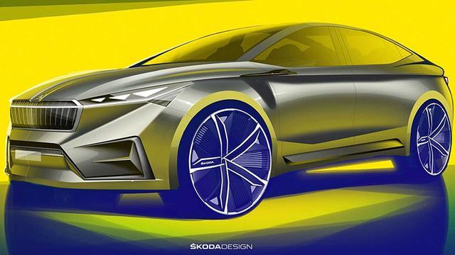 斯柯达发布电动轿跑VISION iV概念车内饰，量产车或2020年推出