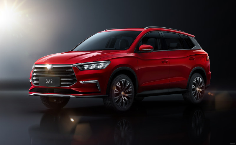 比亚迪SA2官图发布 最新家族设计语言
