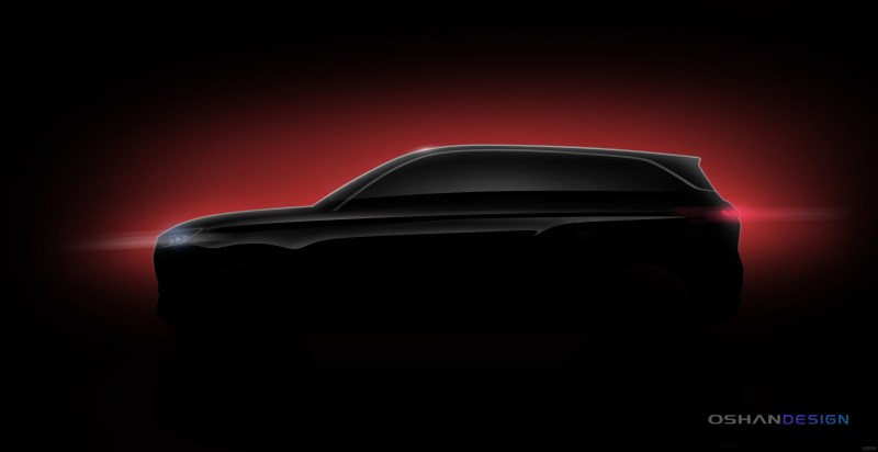长安欧尚X7预告图 旗下首款紧凑型SUV